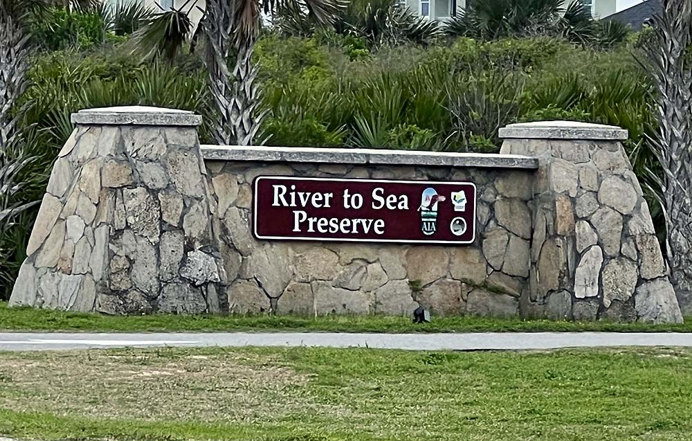 River to Sea Preserve Park next to Marineland Marina